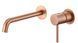 IMEX MONZA BRUSHED ROSE GOLD Змішувач для умивальника зі стіни, PVD матове рожеве золото GLM039/ORC фото 1
