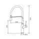 IMEX SENA BLACK MATT Змішувач для кухні, чорний матовий GCE022/NG GCE022/NG фото 5