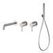 IMEX MONZA BRUSHED NICKEL Душовий набір для ванни, нікель GTM11101/NQ фото 1