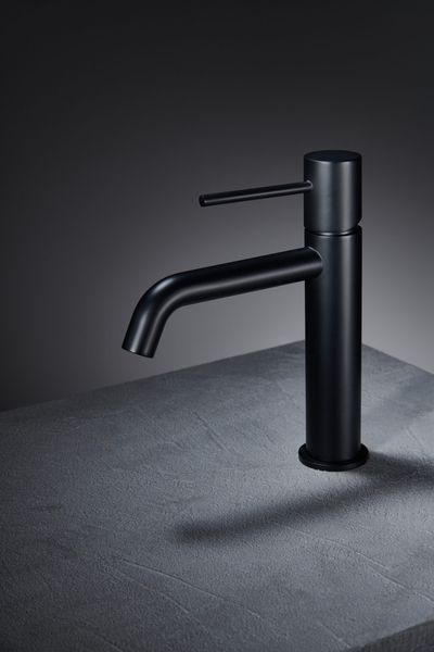 IMEX MONZA MATT BLACK Змішувач для умивальника, чорний матовий BDM039-1NG фото