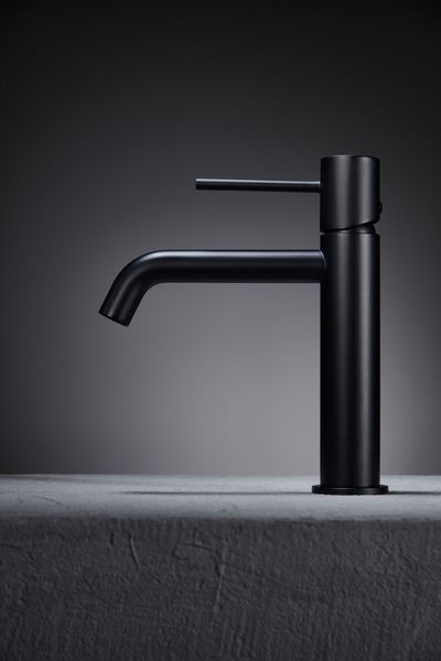 IMEX MONZA MATT BLACK Змішувач для умивальника, чорний матовий BDM039-1NG фото