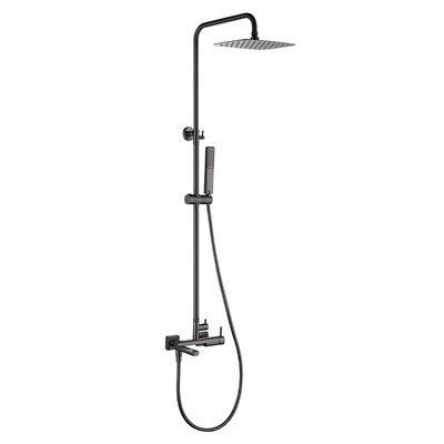 IMEX TOSCANA BLACK GUN METAL Душова колона з виливом, графіт BDT064-B/BGM BDT064-B/BGM фото
