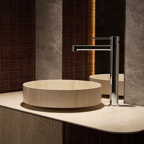 IMEX TOSCANA CHROME Змішувач для умивальника високий, хром BDT064-3 BDT064-3 фото