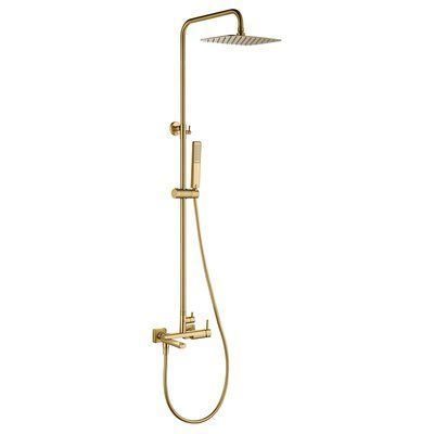 IMEX TOSCANA BRUSHED GOLD Душова колона з виливом, золото матове BDT064-B/OC BDT064-B/OC фото