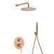 IMEX MONZA BRUSHED ROSE GOLD Набір для душу, PVD матове рожеве золото GPM039/ORC фото 2
