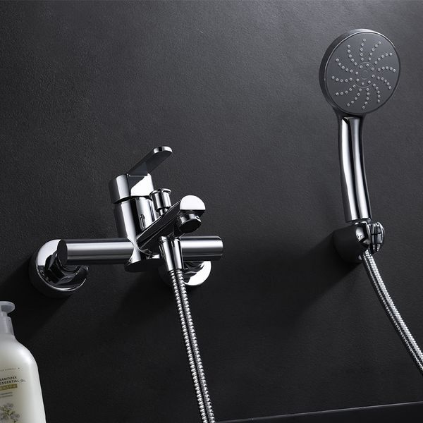 IMEX ROMA CHROME Змішувач для ванни з душовим набором, хром BDR001-4 BDR001-4 фото