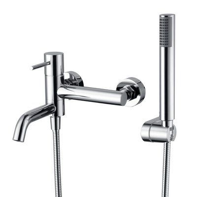 IMEX MONZA CHROME Змішувач для ванни з душовим набором, хром BDM039-4 фото