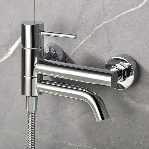 IMEX MONZA CHROME Змішувач для ванни з душовим набором, хром BDM039-4 фото