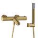 IMEX MONZA BRUSHED GOLD Термостатичний змішувач для ванни з душовим набором, PVD матове золото BTM039-4OC фото 1