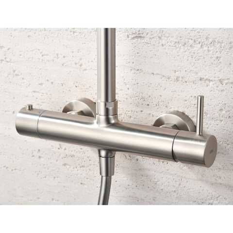 Купити IMEX MONZA BRUSHED NICKEL Душова колона, матовий нікель