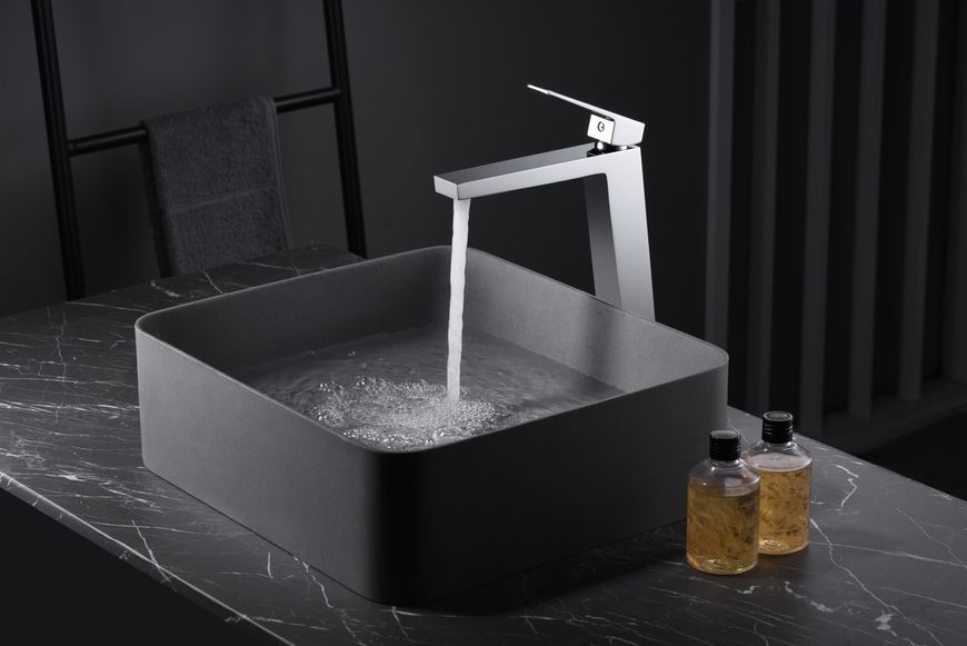 IMEX ART CHROME Змішувач для умивальника високий, хром BDAR025-3 фото