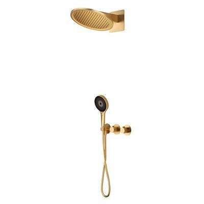 IMEX BOLONIA BRUSHED GOLD Набір для душу термостатичний, золото матове GTB066/OC GTB066/OC фото