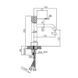 IMEX BLESS BRUSHED NICKEL Змішувач для умивальника, нікель BDB063-1NQ BDB063-1NQ фото 4