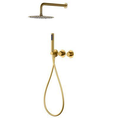 IMEX ASSEN BRUSHED GOLD Набір для душу термостатичний, золото матове GTA052/OC фото