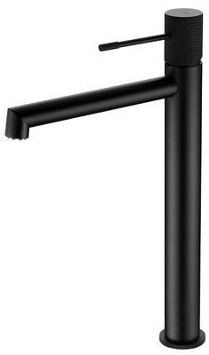 IMEX LINE BLACK MATT Змішувач для умивальника високий, чорний матовий BDD038-3NG фото