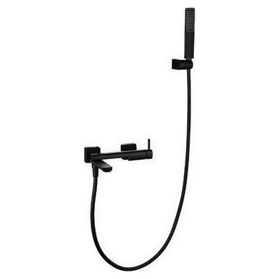 IMEX TOSCANA BLACK MATT Змішувач для ванни з душовим набором, чорний матовий BDT064-4NG BDT064-4NG фото