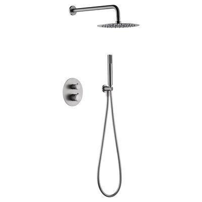 IMEX LINE BRUSHED NICKEL Набір для душу термостатичний, матовий нікель GTD038/NQ фото