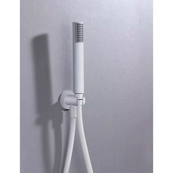 IMEX MILOS MATT WHITE Набір для душу, білий матовий GPMS045/BL фото