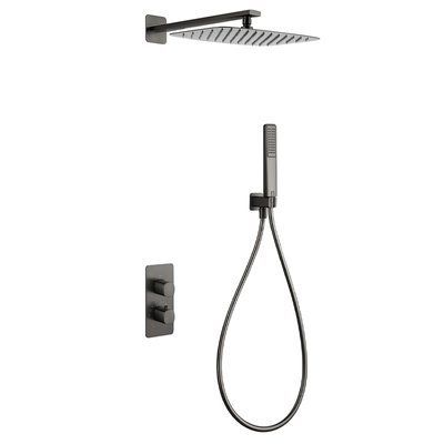 IMEX TOSCANA BLACK GUN METAL Набір для душу термостатичний, графіт GTT064/BGM GTT064/BGM фото