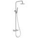 IMEX MONZA BRUSHED NICKEL Душова колона з термостатом TURN CLEAN, матовий нікель BTM039/NQ фото 1