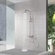 IMEX MONZA BRUSHED NICKEL Душова колона з термостатом TURN CLEAN, матовий нікель BTM039/NQ фото 2