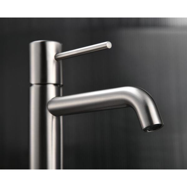 IMEX MONZA BRUSHED NICKEL Змішувач для умивальника, нікель матовий BDM039-1NQ фото