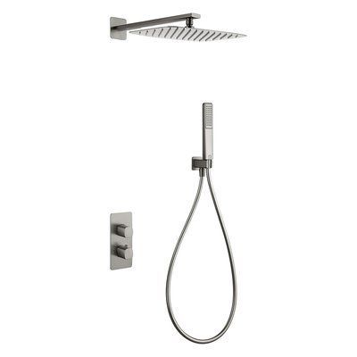 IMEX TOSCANA BRUSHED NICKEL Набір для душу термостатичний, нікель матовий GTT064/NQ GTT064/NQ фото