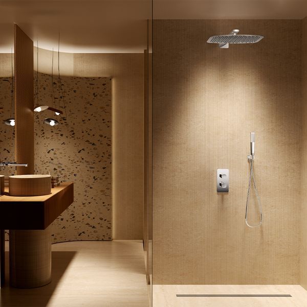 IMEX TOSCANA BRUSHED GOLD Набір для душу термостатичний, золото матове GTT064/OC GTT064/OC фото