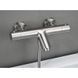 IMEX MONZA BRUSHED NICKEL Термостатичний змішувач для ванни з душовим набором, PVD нікель матовий BTM039-4NQ фото 3