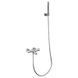 IMEX MONZA BRUSHED NICKEL Термостатичний змішувач для ванни з душовим набором, PVD нікель матовий BTM039-4NQ фото 2