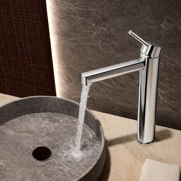 IMEX TOSCANA BRUSHED NICKEL Змішувач для умивальника високий, нікель матовий BDT064-3NQ BDT064-3NQ фото