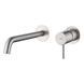 IMEX MONZA BRUSHED NICKEL Змішувач для умивальника зі стіни, нікель матовий GLM039/NQ фото 1