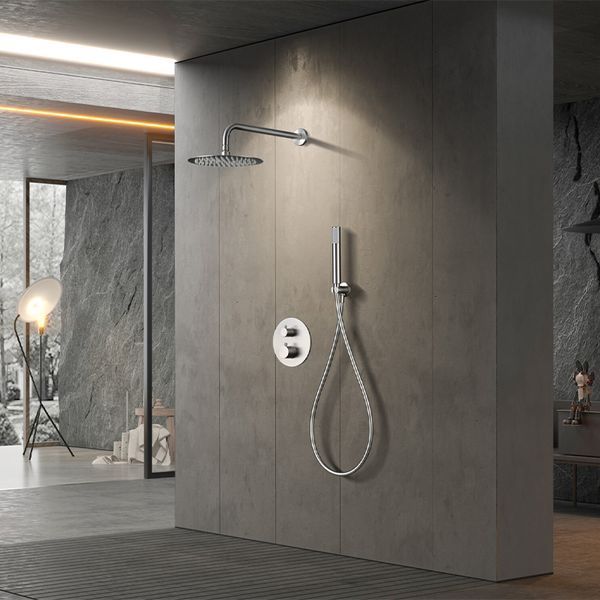 IMEX MONZA BRUSHED NICKEL Набір для душу термостатичний, нікель матовий GTM039/NQ фото