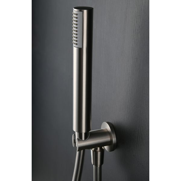 IMEX MONZA BRUSHED NICKEL Набір для душу, нікель матовий GPM039/NQ фото