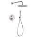 IMEX MONZA BRUSHED NICKEL Набір для душу, нікель матовий GPM039/NQ фото 1