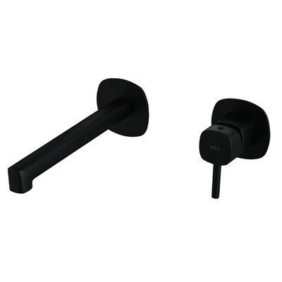 IMEX TOSCANA MATT BLACK Змішувач для умивальника зі стіни, чорний матовий GLT064/NG GLT064/NG фото