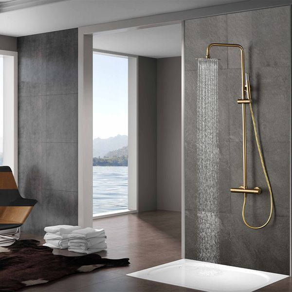 IMEX MONZA BRUSHED GOLD Душова колона, золото матове BTM039/OC фото