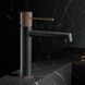 IMEX LINE MATT GREY/CHAMPAGNE Змішувач для умивальника, матовий сірий/шампань BDD038-1GC BDD038-1GC фото 2